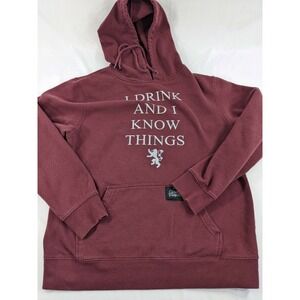 HBO's Game of Thrones Sweatshirt  Official I Drink And I Know Things" Official M